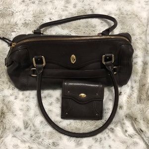 Cole Haan shoulder bag & wallet set